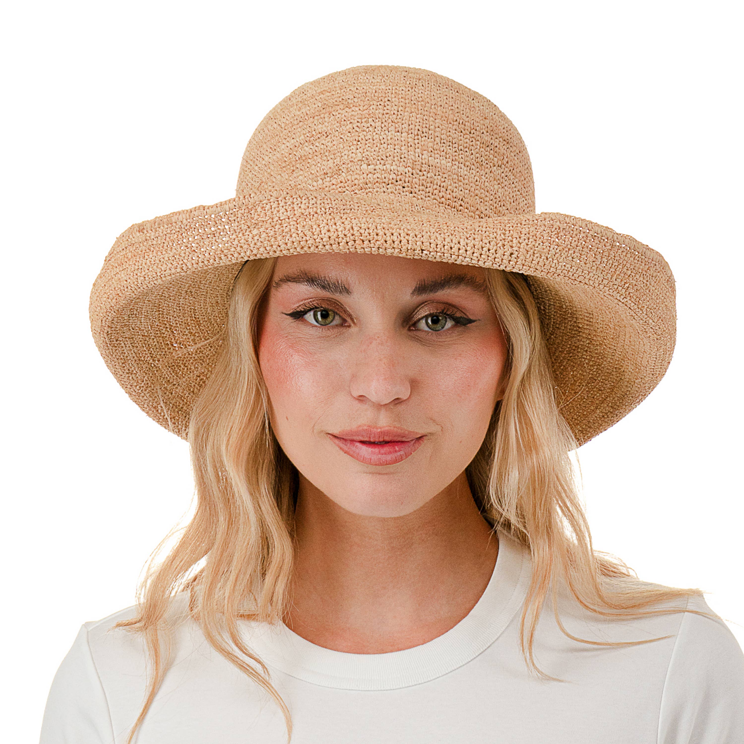 Olivia Raffia Cruiser Hat