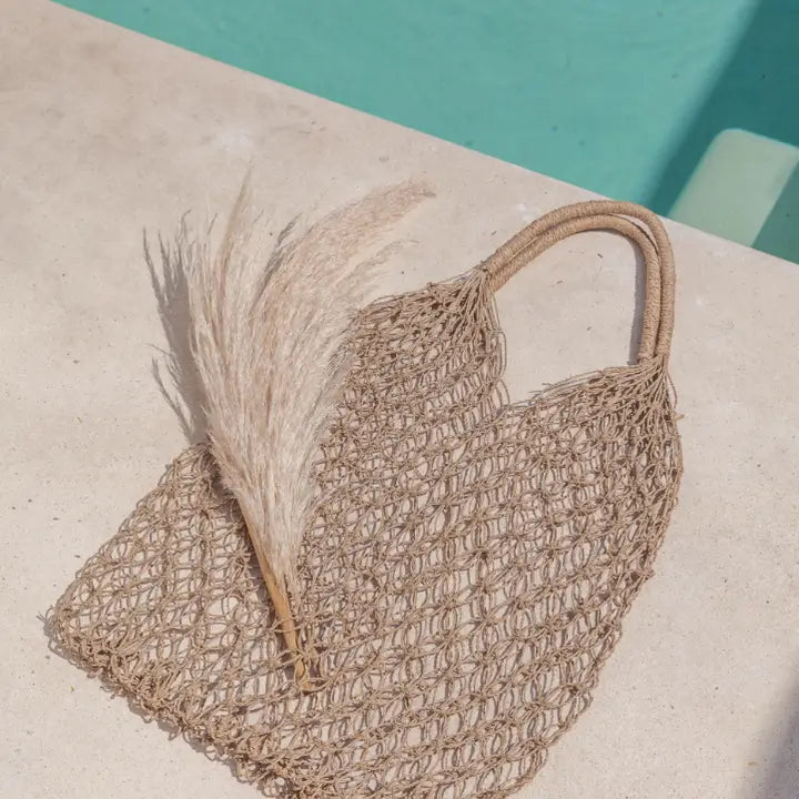 Franki Natural Net Market Tote