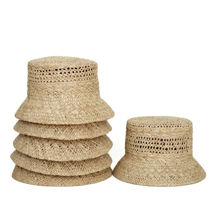 Camille Raffia Bucket Hat