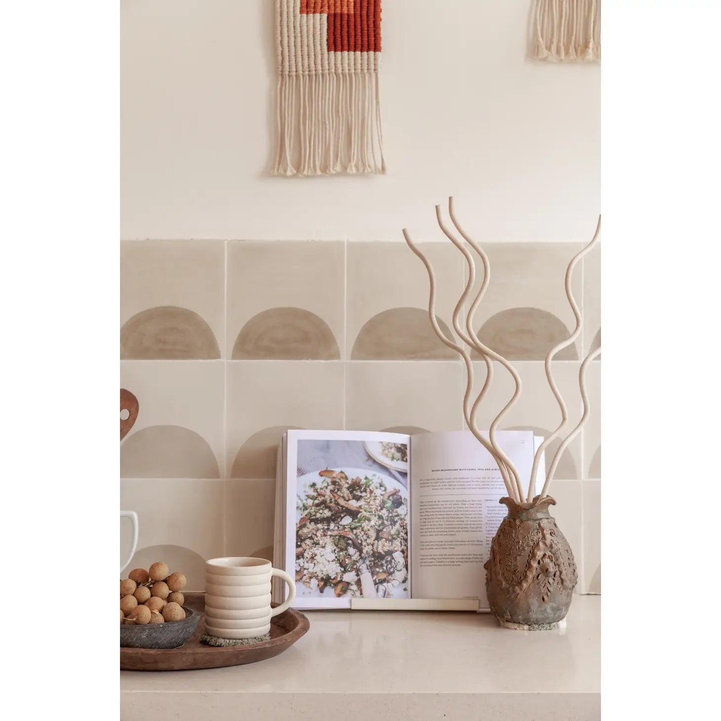 Cream Deco Mug