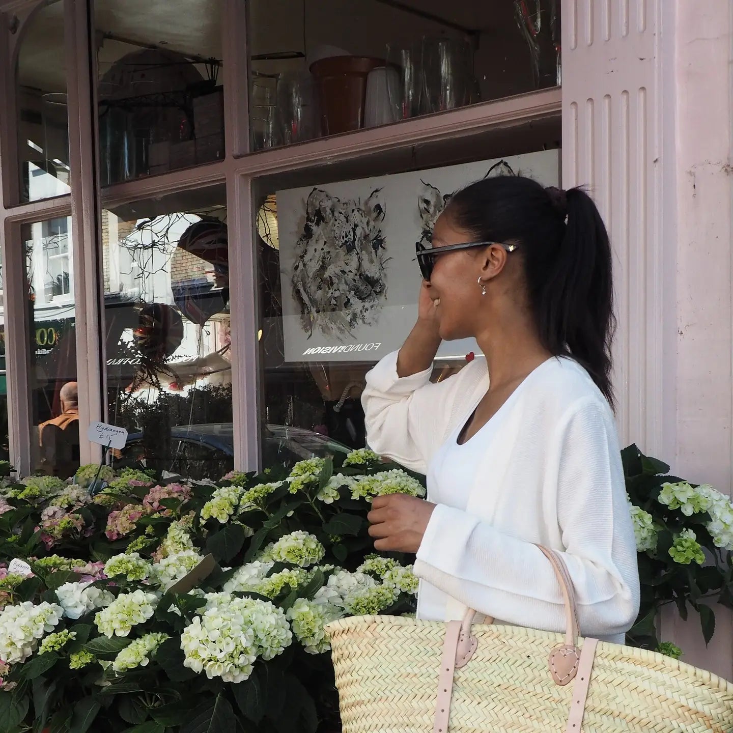 Franki Resort Straw Basket Backpack