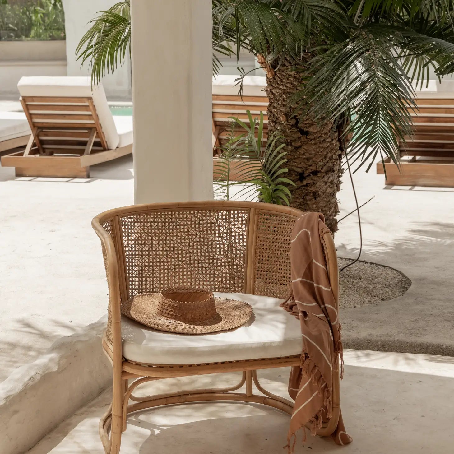 Holiday Papale Sun Hat in Amber