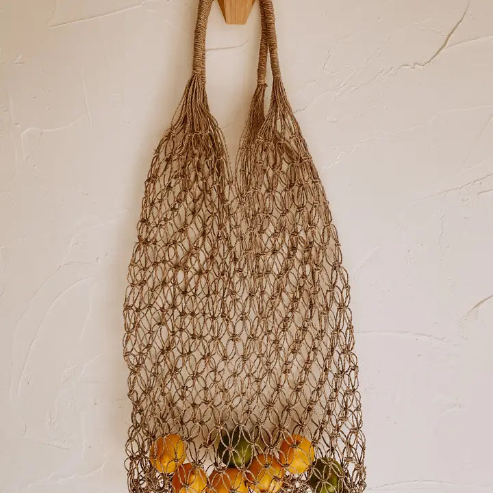Franki Natural Net Market Tote