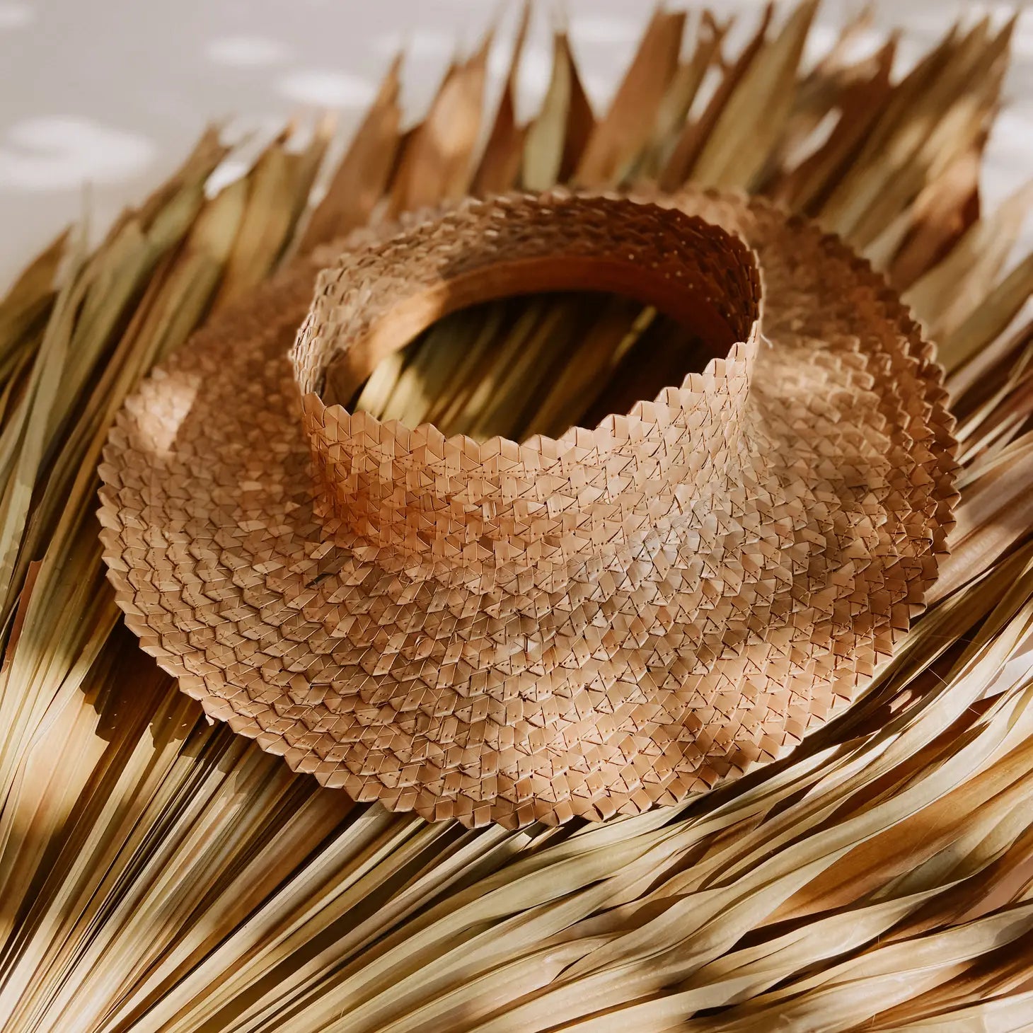 Holiday Papale Sun Hat in Amber