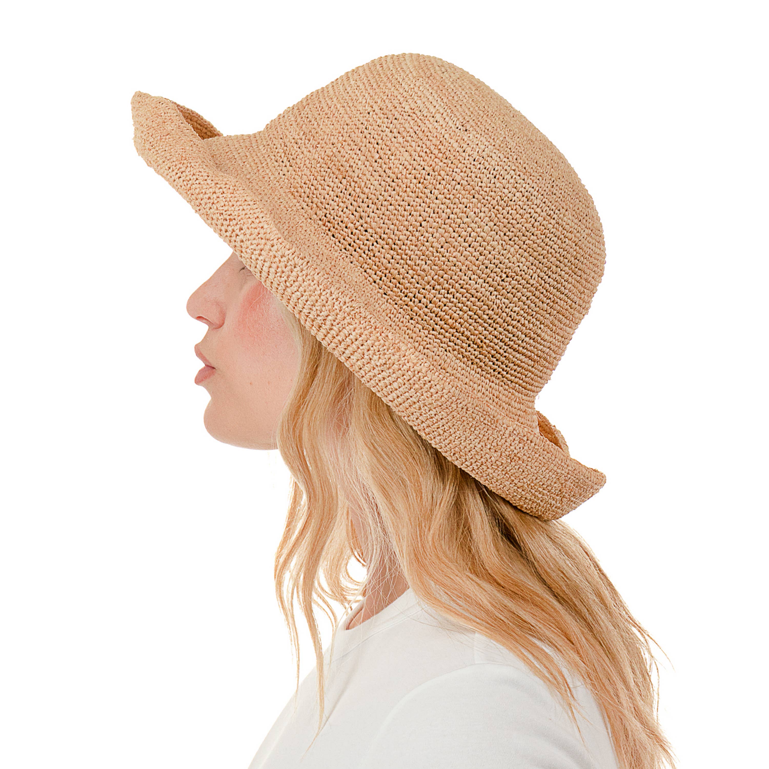 Olivia Raffia Cruiser Hat