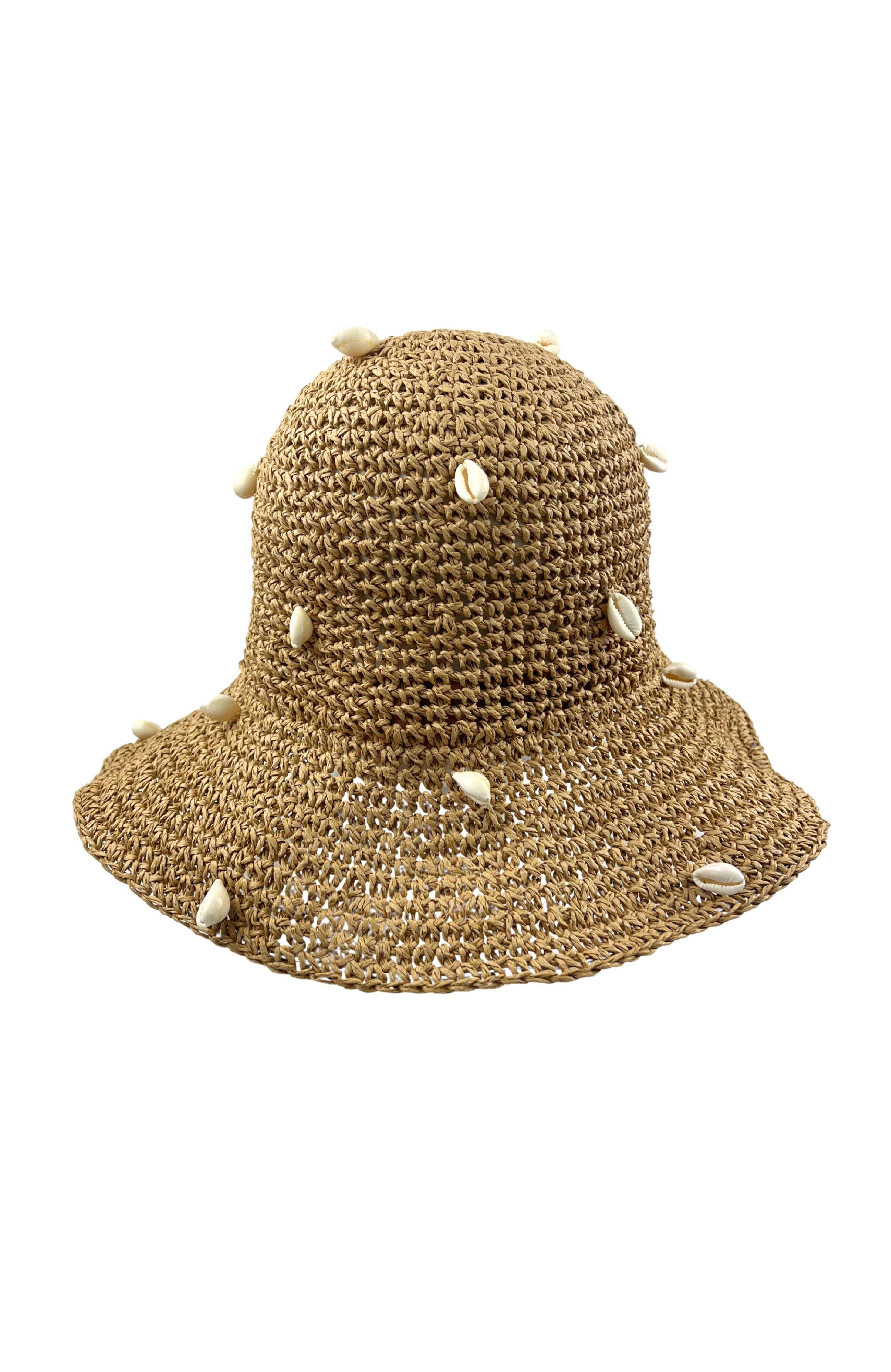 Elliot Sea Shell Straw Bucket