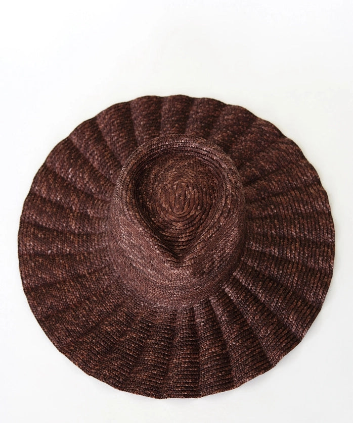 Hershey Wide Brim Straw Hat