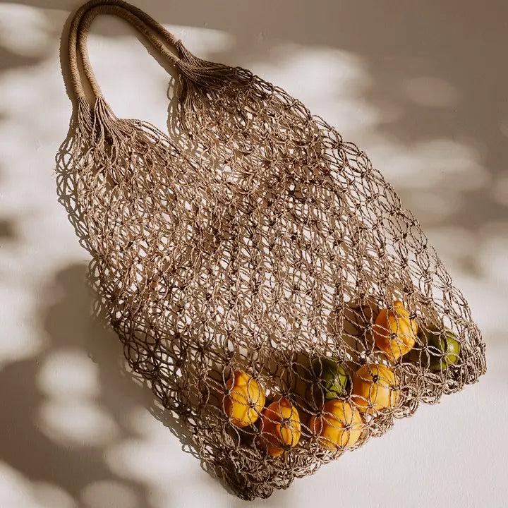 Franki Natural Net Market Tote