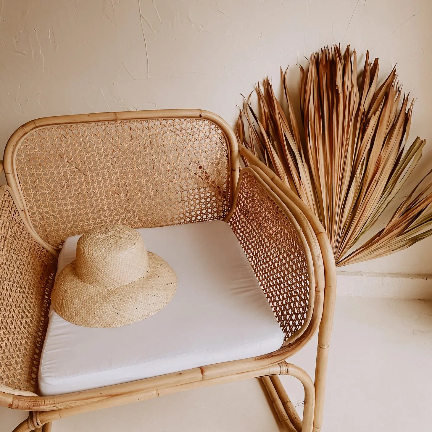 Woven Bucket Hat - Blonde