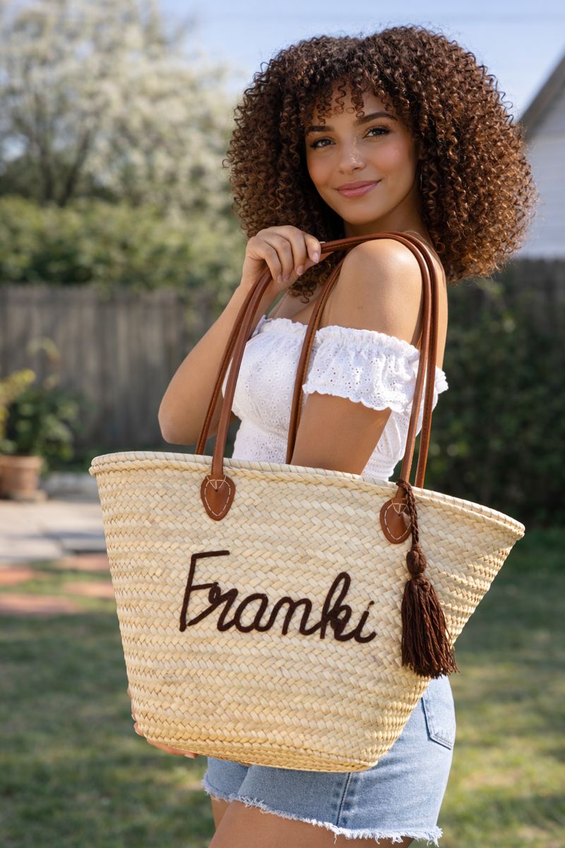 Franki Resort French Market Straw Tote