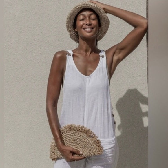 Half Moon Raffia Clutch