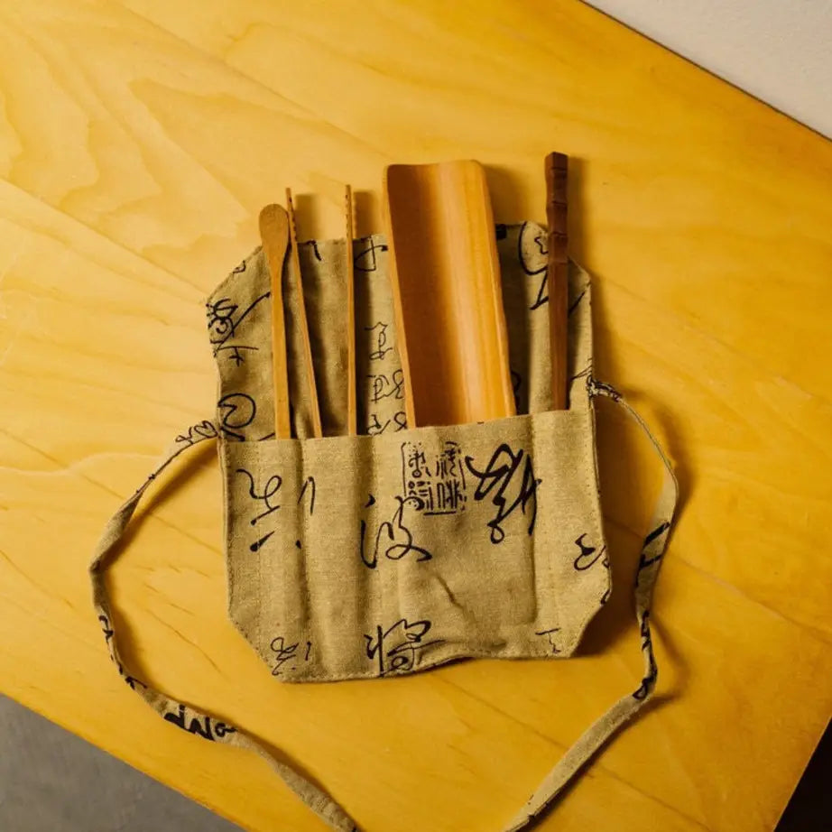 Bamboo Tea Tool Travel Set