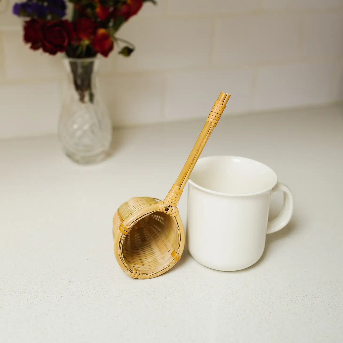 Bamboo Hand Woven Tea Strainer