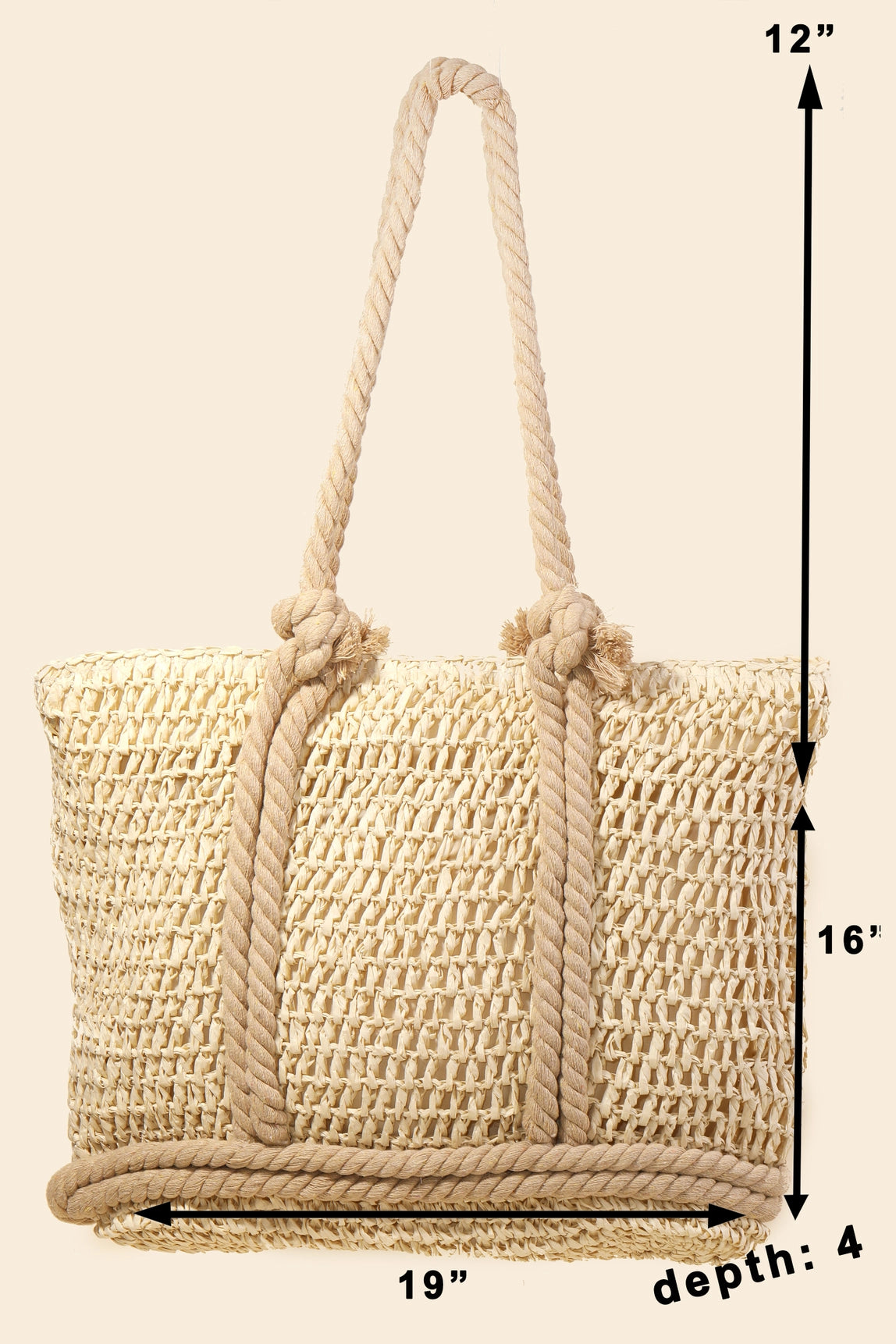 Lola Rope Handle Tote Bag