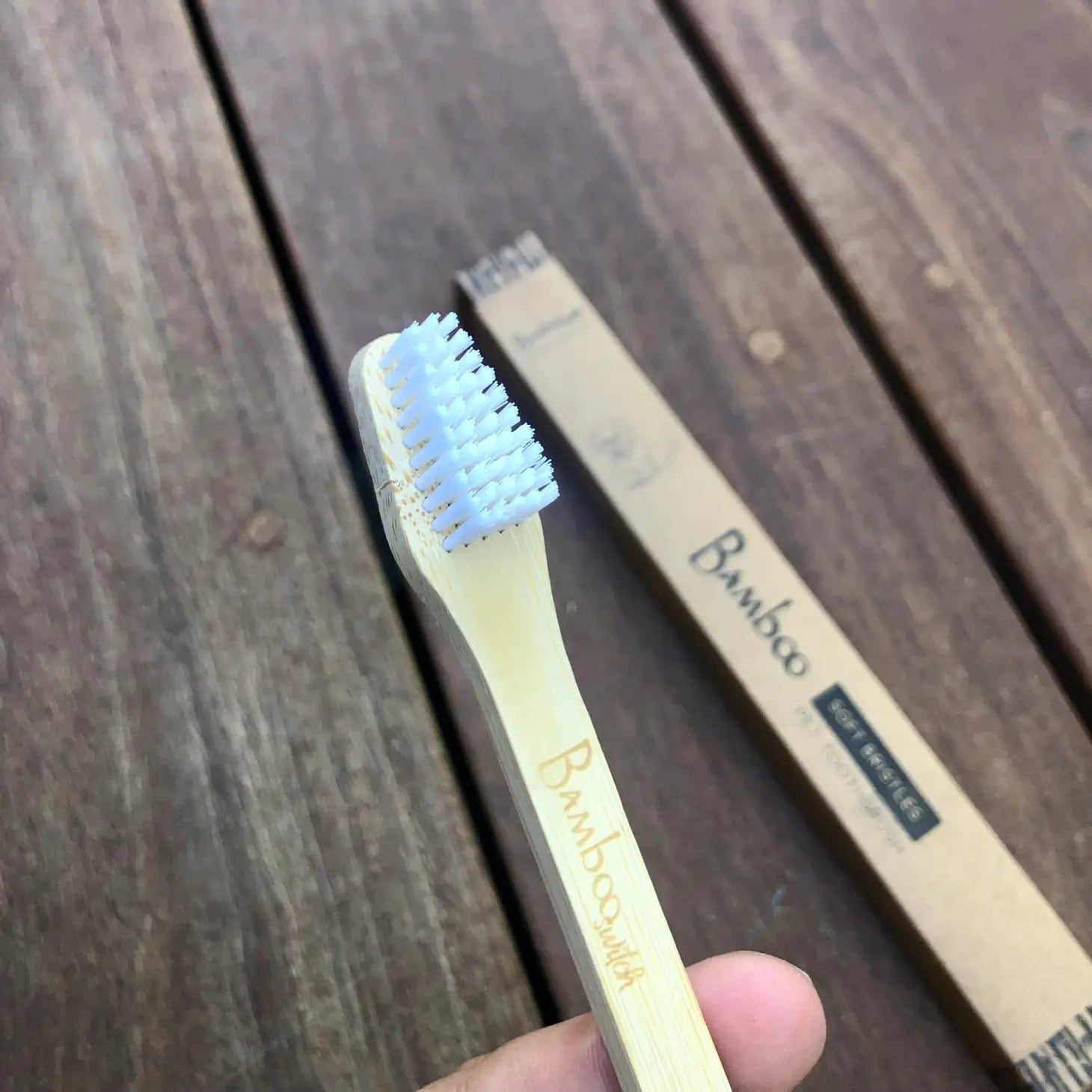 Bamboo Dog Toothbrush
