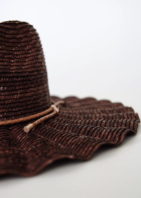 Hershey Wide Brim Straw Hat