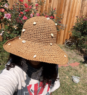 Elliot Sea Shell Straw Bucket