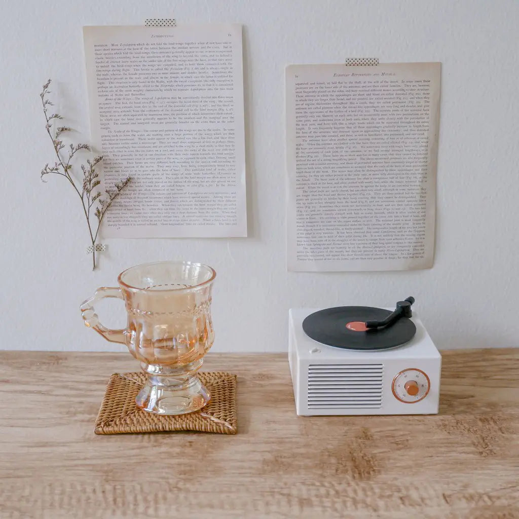 Square Rattan Coaster