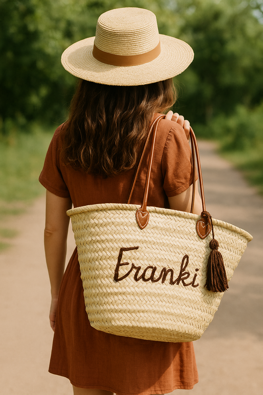 Franki Resort French Market Straw Tote